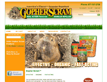 Tablet Screenshot of gopherscram.com